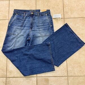 NWT - Michael Kors Wide Leg Jeans - Size 12 High Rise